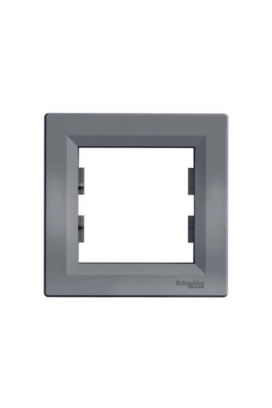 Asfora keret 1-es acél vízszintes és függőleges műanyag Schneider - EPH5800162