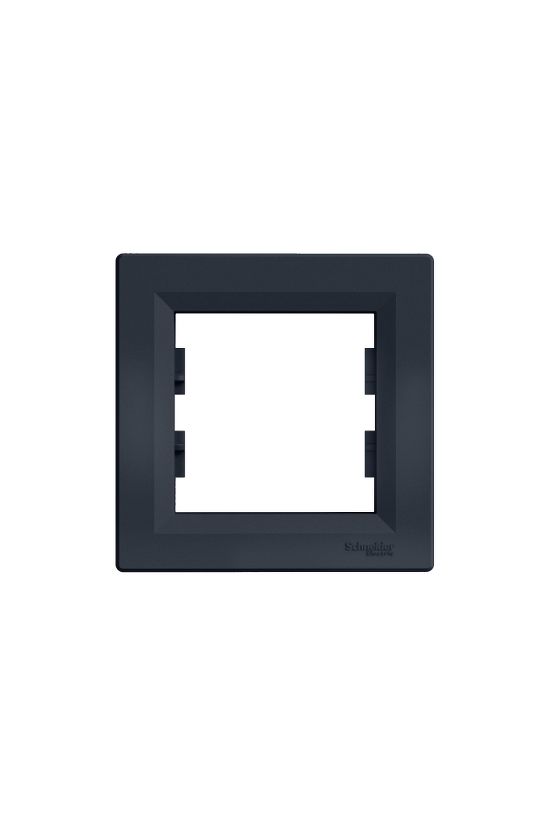Asfora keret 1-es antracit vízszintes és függőleges műanyag Schneider - EPH5800171