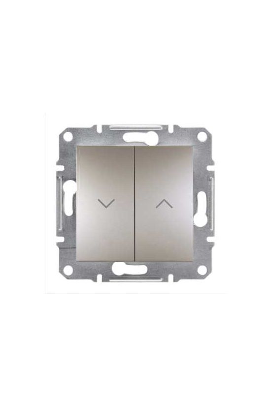 Asfora redőnymozgató 2P nyomógomb billentyűs bronz műanyag Schneider - EPH1300369