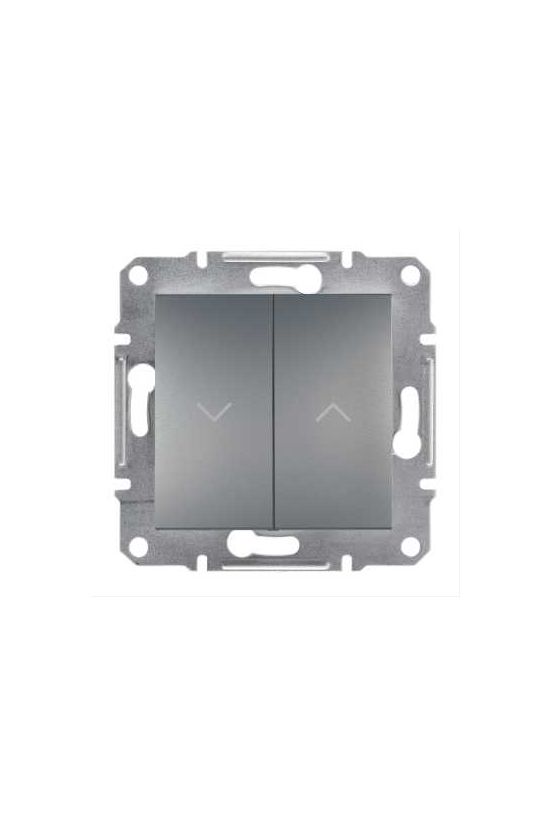 Asfora redőnymozgató 2P nyomógomb billentyűs nemesacél műanyag Schneider - EPH1300162