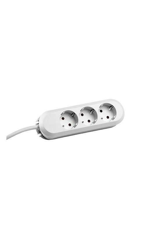 Asztali elosztósor gyerekvédős 188mm 1.5mm2/ 3m 3x2P+F/230V 16A fehér IP20 Smart Bachmann - 388.271