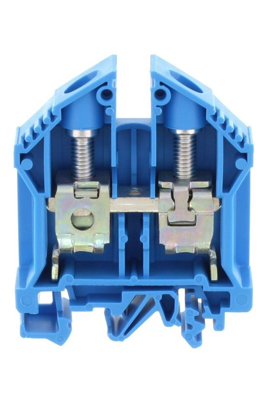 Átmenő sorkapocs TS32/35 1-szintes 125A 2,5-35mm2/érvéghüvely kék csavaros/ RK 35 BU CONTA-CLIP - 1052.5