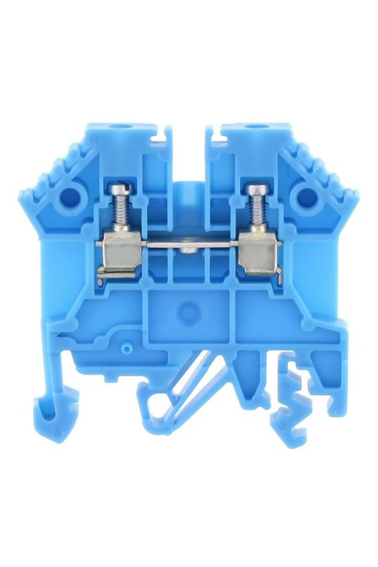 Átmenő sorkapocs TS32/35 1-szintes 24A 0,2-2,5mm2/érvéghüvely kék csavaros/ RK 2,5 BU CONTA-CLIP - 1296.5