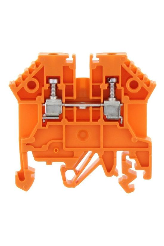 Átmenő sorkapocs TS32/35 1-szintes 24A 0,2-2,5mm2/érvéghüvely narancs RK 2,5 OG CONTA-CLIP - 1296.3