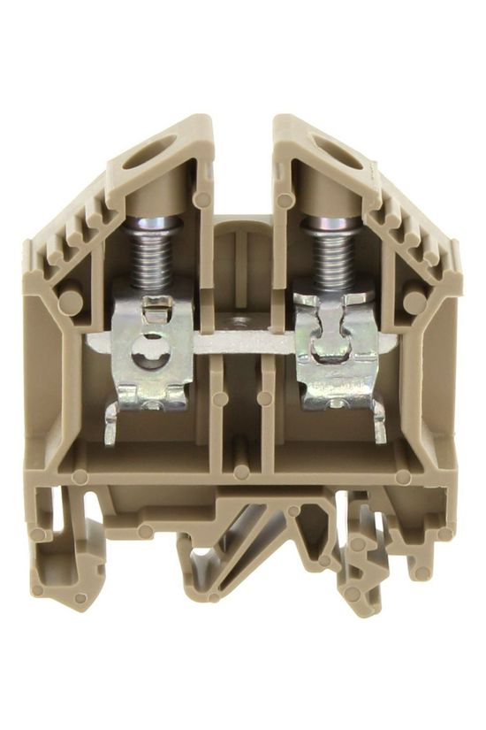 Átmenő sorkapocs TS32/35 1-szintes 76A 2,5-16mm2/érvéghüvely bézs csavaros/ RK 16 BG CONTA-CLIP - 1050.2