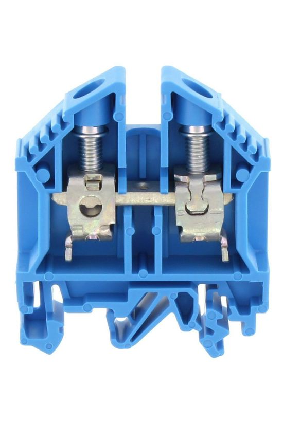 Átmenő sorkapocs TS32/35 1-szintes 76A 2,5-16mm2/érvéghüvely kék csavaros/ RK 16 BU CONTA-CLIP - 1050.5