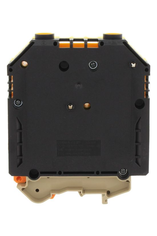 Átmenő sorkapocs TS32/35 fekete-sárga imbuszcsavaros 1-szintes 309A RK 150/PE BKYE CONTA-CLIP - 1569.2