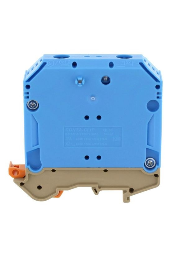 Átmenő sorkapocs TS32/35 imbuszcsavaros 1-szintes 150A 25-50mm2/érvéghüvely RK 50 BU CONTA-CLIP - 1120.5