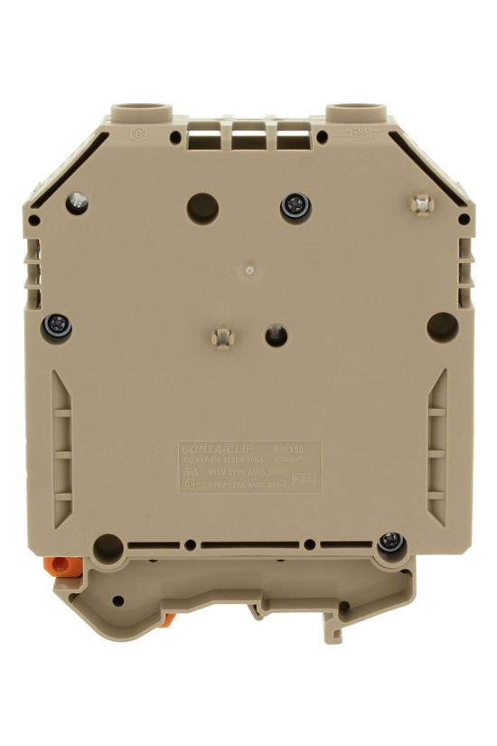 Átmenő sorkapocs TS32/35 imbuszcsavaros 1-szintes 309A 50-150mm2/érvéghüvely RK 150 BG CONTA-CLIP - 1124.2