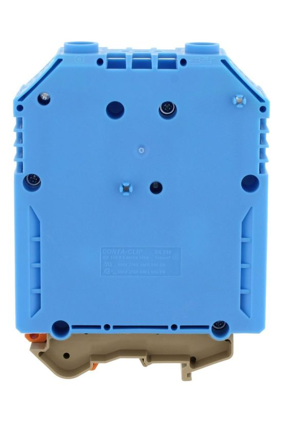 Átmenő sorkapocs TS32/35 imbuszcsavaros 1-szintes 380A 70-185mm2/érvéghüvely RK 240 BU CONTA-CLIP - 1126.5