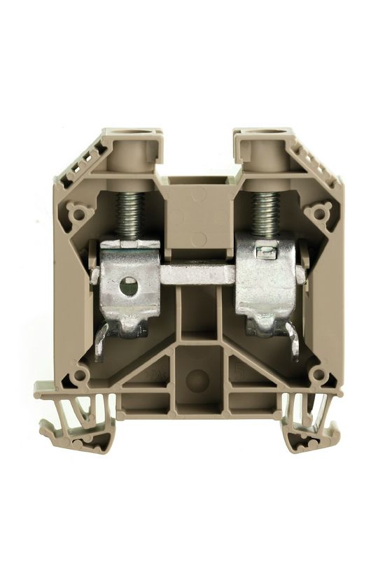 Átmenő sorkapocs TS35 1-szintes 125A 2.5-35mm2 bézs csavaros robbanásbiztos WDU 35 Weidmüller - 1020500000