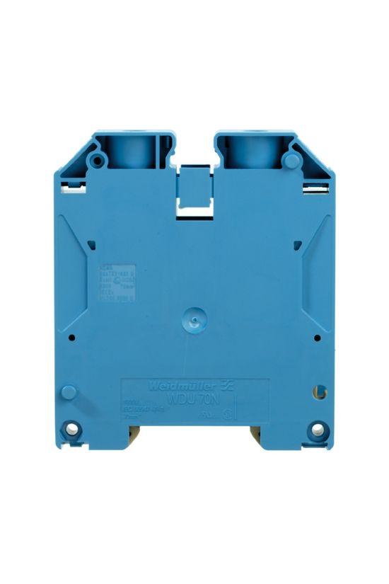 Átmenő sorkapocs TS35 1-szintes 192A 16-70mm2/érvéghüvely kék csavaros WDU 70N/35 BL Weidmüller - 9512420000