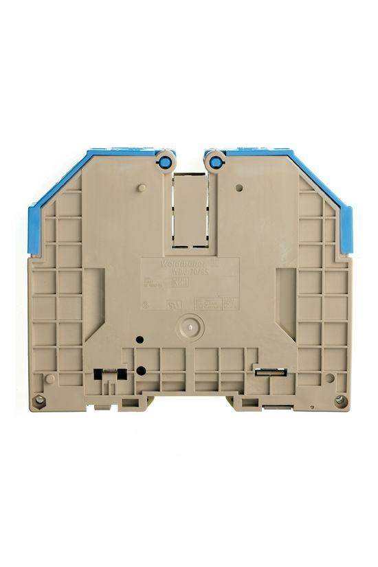 Átmenő sorkapocs TS35 1-szintes 232A 16-95mm2 kék csavaros robbanásbiztos WDU 70/95 BL Weidmüller - 1024680000