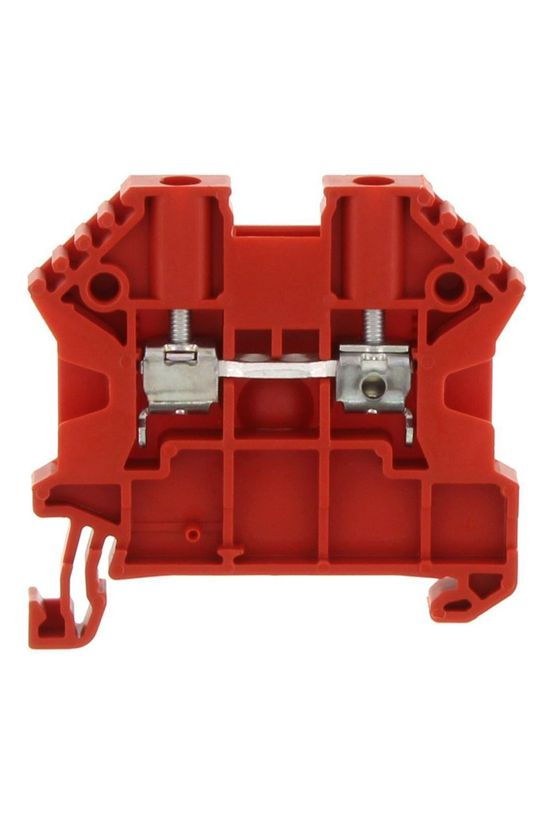 Átmenő sorkapocs TS35 1-szintes 24A 0,2-2,5mm2/érvéghüvely piros SRK 2,5/2A RD CONTA-CLIP - 17100.9