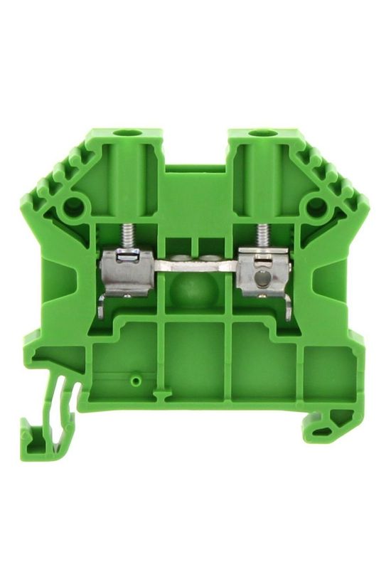 Átmenő sorkapocs TS35 1-szintes 24A 0,2-2,5mm2/érvéghüvely zöld SRK 2,5/2A GN CONTA-CLIP - 17100.1