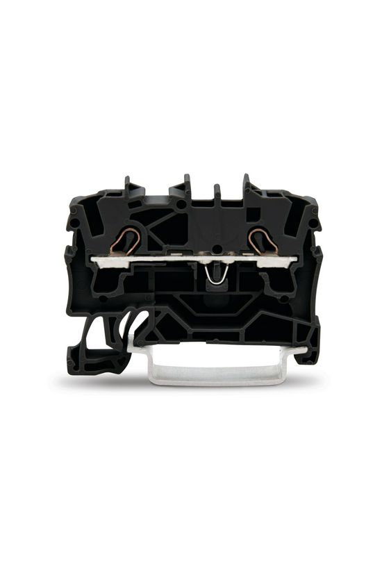 Átmenő sorkapocs TS35 1-szintes 24A 0.75-2.5mm2 fekete rugószorításos rugószorításos WAGO - 2002-1205