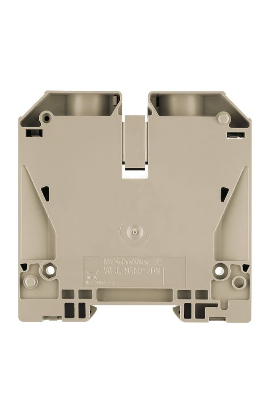 Átmenő sorkapocs TS35 1-szintes 269A 16-95mm2 bézs csavaros WDU 95N/120N Weidmüller - 1820550000