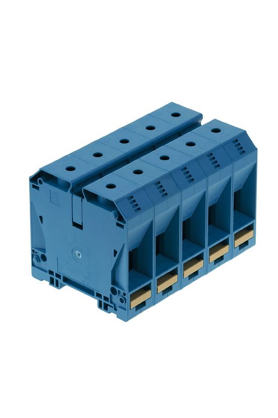 Átmenő sorkapocs TS35 1-szintes 269A 16-95mm2 kék csavaros WDU 95N/120N BL Weidmüller - 1820560000