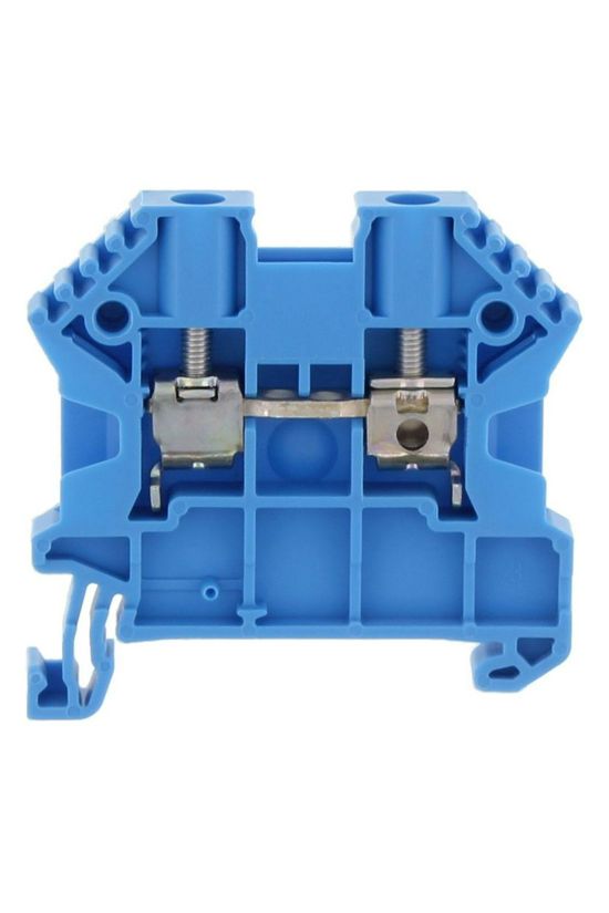 Átmenő sorkapocs TS35 1-szintes 32A 0,2-4mm2/érvéghüvely kék csavaros/ SRK 4/2A BU CONTA-CLIP - 17104.5