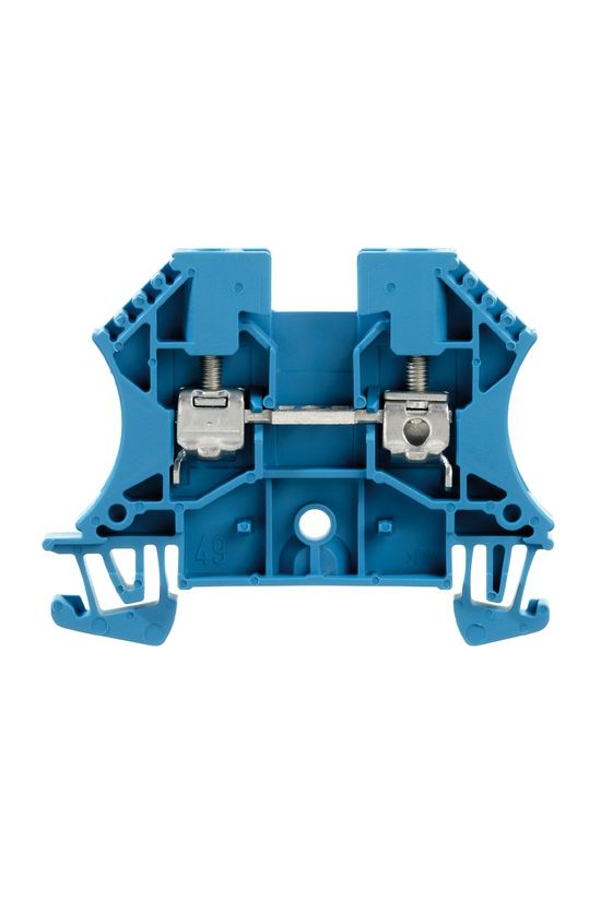 Átmenő sorkapocs TS35 1-szintes 32A 0.5-4mm2 kék csavaros robbanásbiztos WDU 4 BL Weidmüller - 1020180000