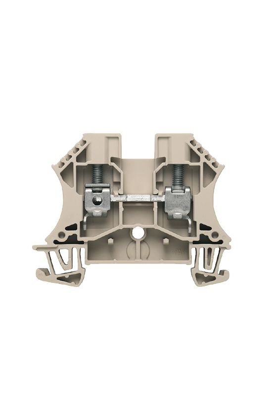 Átmenő sorkapocs TS35 1-szintes 41A 0.5-6mm2 bézs csavaros robbanásbiztos WDU 6 Weidmüller - 1020200000
