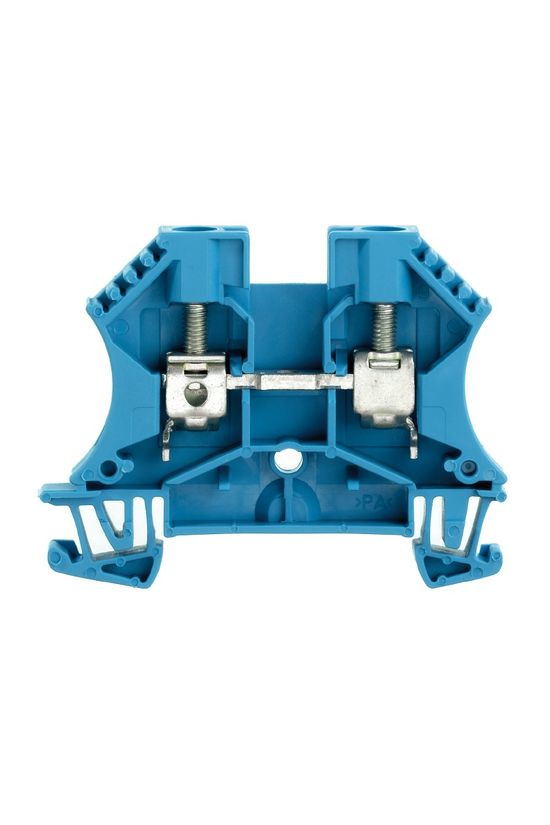 Átmenő sorkapocs TS35 1-szintes 41A 0.5-6mm2 kék csavaros robbanásbiztos WDU 6 BL Weidmüller - 1020280000