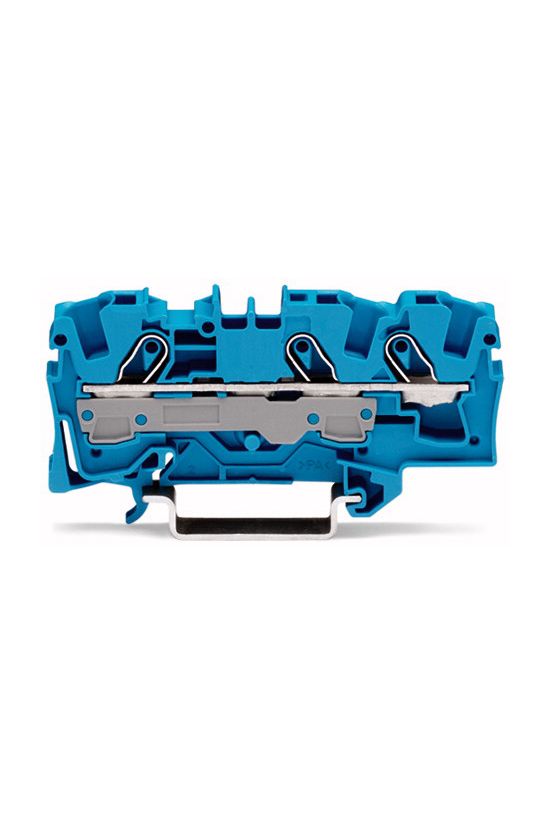 Átmenő sorkapocs TS35 1-szintes 41A 1.5-6mm2 kék rugószorításos rugószorításos WAGO - 2006-1304