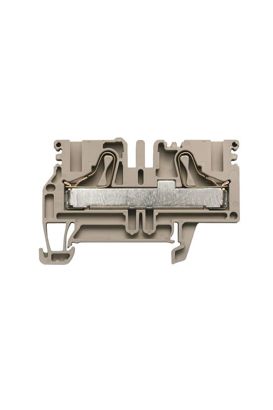 Átmenő sorkapocs TS35 1-szintes 57A 1.5-10mm2 bézs dugaszolós robbanásbiztos PDU 6/10 Weidmüller - 1896140000