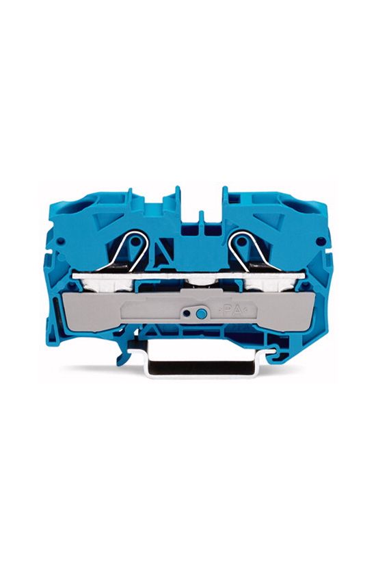 Átmenő sorkapocs TS35 1-szintes 57A 2.5-10mm2 kék rugószorításos rugószorításos WAGO - 2010-1204