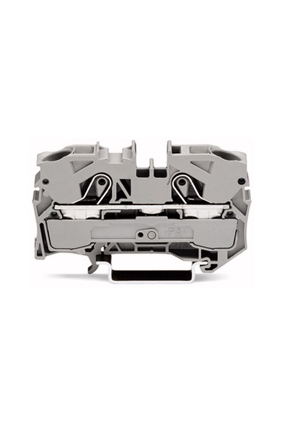 Átmenő sorkapocs TS35 1-szintes 57A 2.5-10mm2 szürke rugószorításos rugószorításos WAGO - 2010-1201