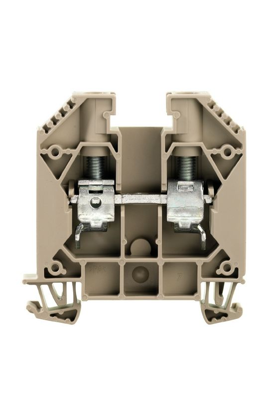 Átmenő sorkapocs TS35 1-szintes 76A 1.5-16mm2 bézs csavaros robbanásbiztos WDU 16 Weidmüller - 1020400000