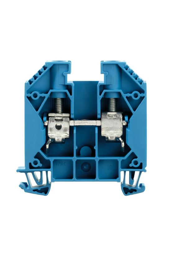 Átmenő sorkapocs TS35 1-szintes 76A 1.5-16mm2 kék csavaros robbanásbiztos WDU 16 BL Weidmüller - 1020480000