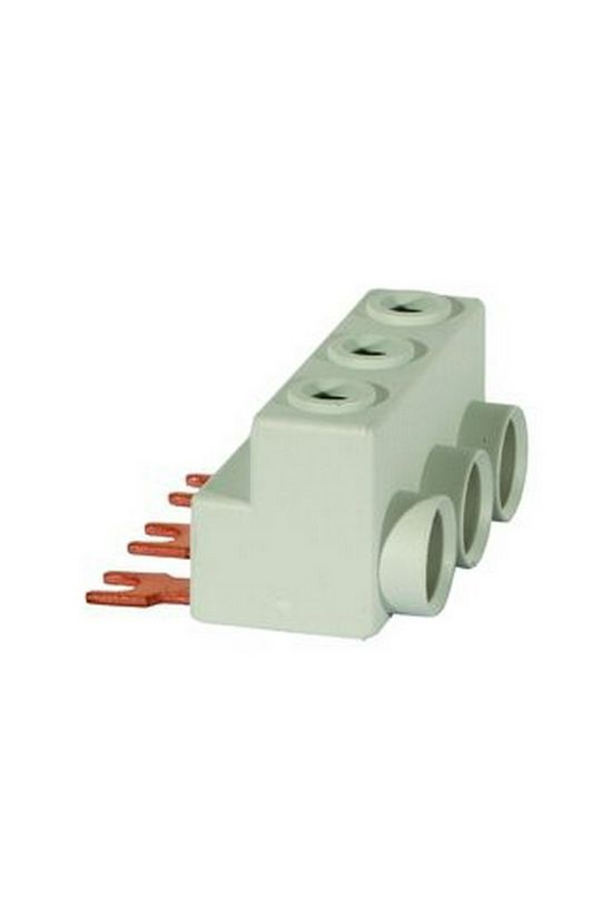 Betáp csatlakozóblokk sorolósínhez 3P csavaros 3csatl./>25 mm2 csavar ESB-G-MS1 M4 Pollmann - 2040144