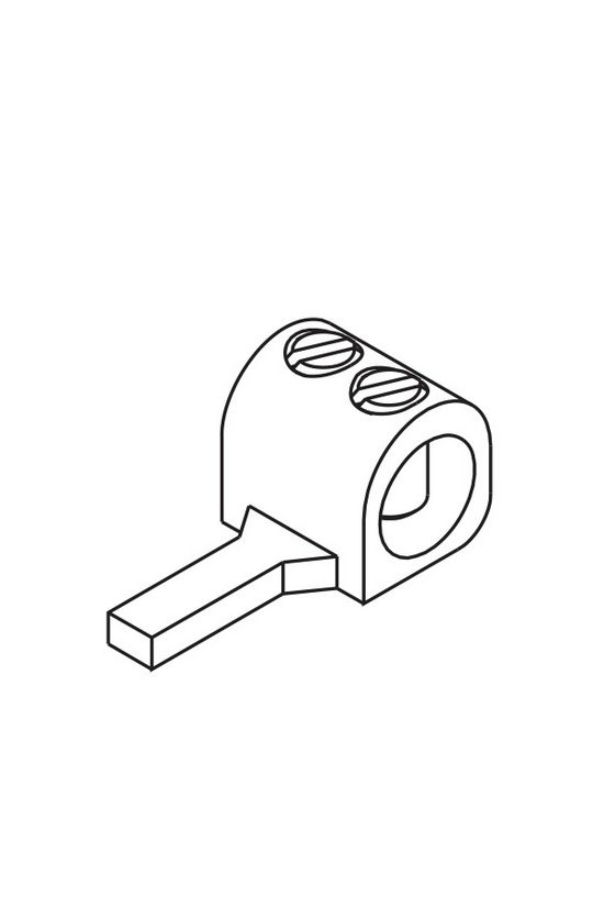 Betápkapocs tüskés sorolósínhez 35mm2-vezetőhöz(max.) AS/35-S Pollmann - 2010402