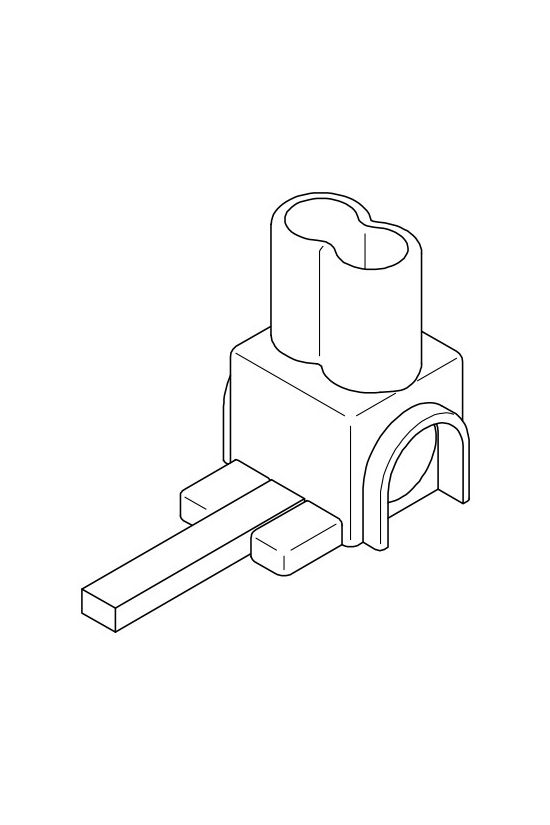 Betápkapocs tüskés sorolósínhez 35mm2-vezetőhöz(max.) AS/35-SL SO ISO. GRAU Pollmann - 2010417
