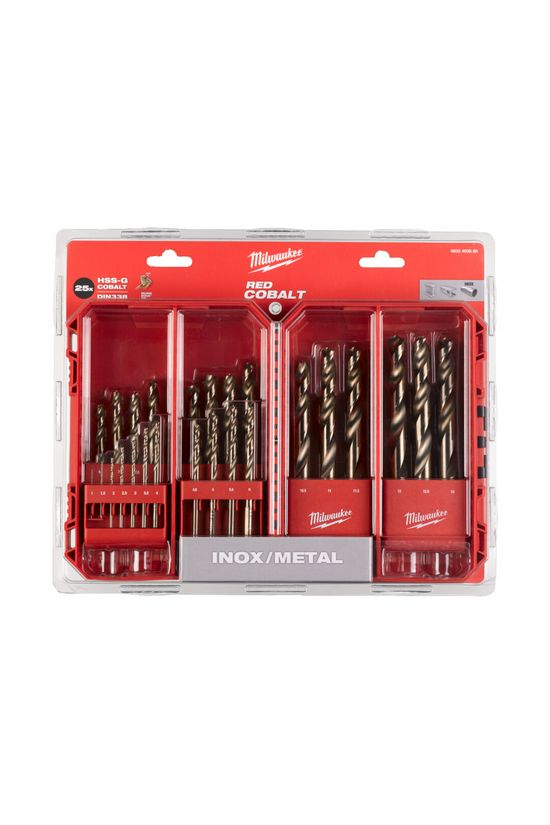 Betonfúrószár-készlet 25db 3lapú d1-13mm HSS-G DIN338 25-darabos REDCOBALT Milwaukee - 4932493868