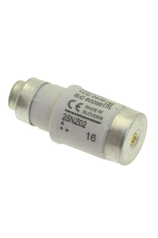 Biztosítóbetét Bussmann D02 25A gL/gG 400V sárga-színkód EATON - 25NZ02