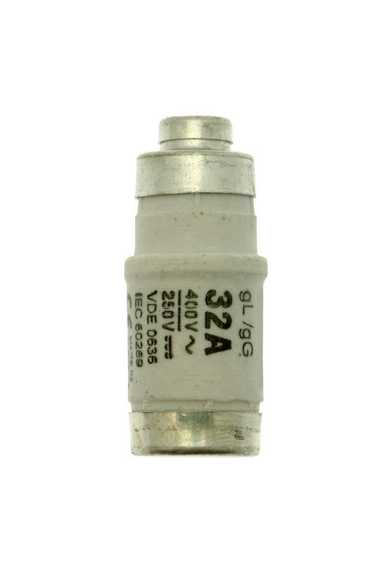 Biztosítóbetét Bussmann D02 32A gL/gG 400V fekete-színkód EATON - 32NZ02