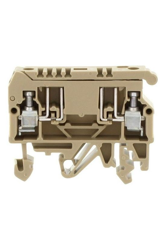 Biztosítós sorkapocs TS35/32 5x20, 5x25 mm bézs G-biztosítóbetét 5x20mm 6.3A STK 2 BG CONTA-CLIP - 1078.2