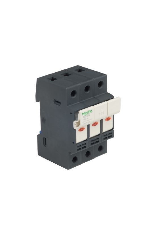 Biztosítós szakaszoló sorolható 32A 3P 10x38mm-betét 690V 3M kalapsínre TeSys DF10 Schneider - DF103