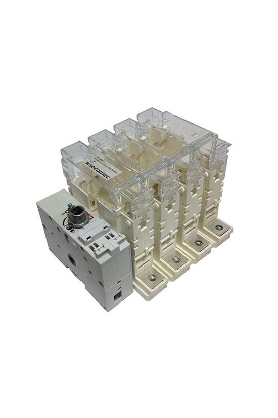 Biztosítós szakaszolókapcsoló NH0 3-pólus 160A 690V ráépíthető IP2X Fuserbloc SOCOMEC - 38313015