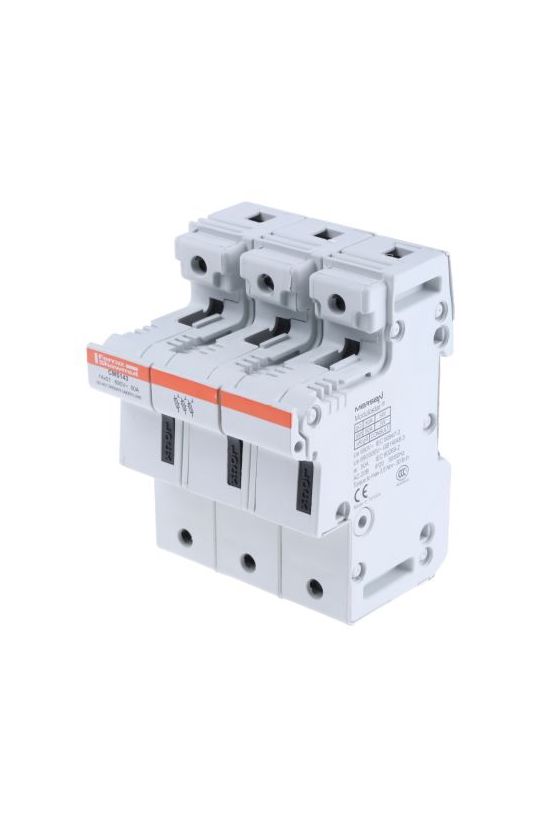 Biztosítós szakaszolókapcsoló sorolható 14x51 3-pólus 50A 690V kalapsínre IP20 RM50CMS14 MERSEN - S331032B (56025003)