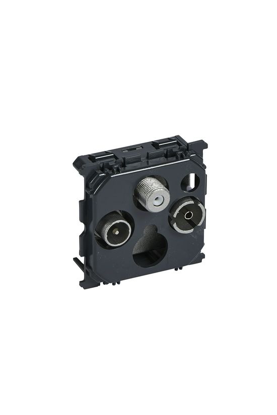 Céliane antenna aljzat TV-R-SAT süllyesztett 3-kimenet MM-végzáró 10dB/860MHz LEGRAND - 067379