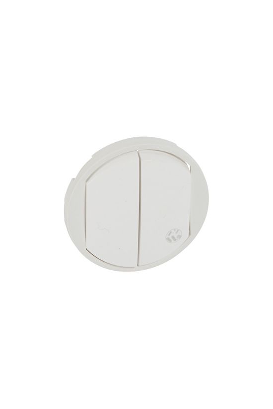 Céliane billentyű antibakteriális kettős kapcs/nyg.-hoz fehér egyéb-jel műanyag fényes LEGRAND - 067741