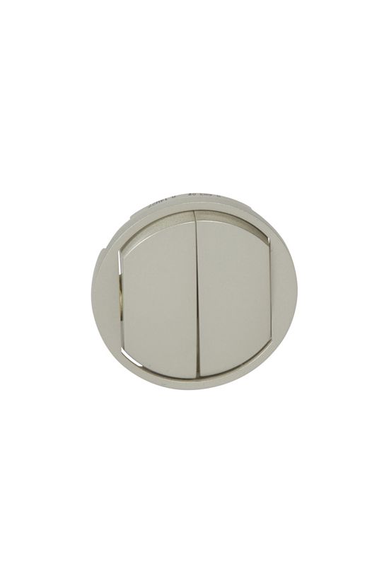 Céliane billentyű kettős kapcs/nyg.-hoz titán üres-jel műanyag fényes LEGRAND - 068302