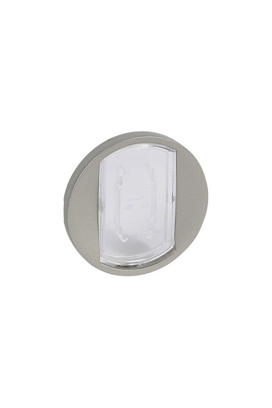 Céliane billentyű széles címketartóval egyes kapcs/nyg.-hoz titán egyéb-jel  címketartós LEGRAND - 068314