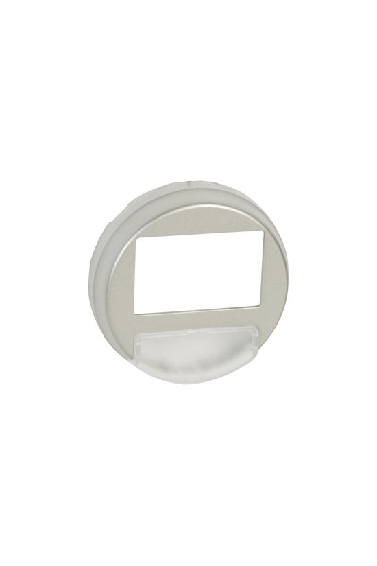 Céliane fedlap mozgásérzékelőhöz jelzőfényhez egyes nyomógomb időzítő titán üres-jel LEGRAND - 068351