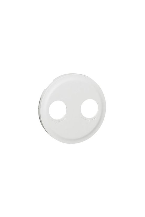 Céliane fedlap TV-R központi fedlap fehér IP20 műanyag fényes bepattintás LEGRAND - 068283