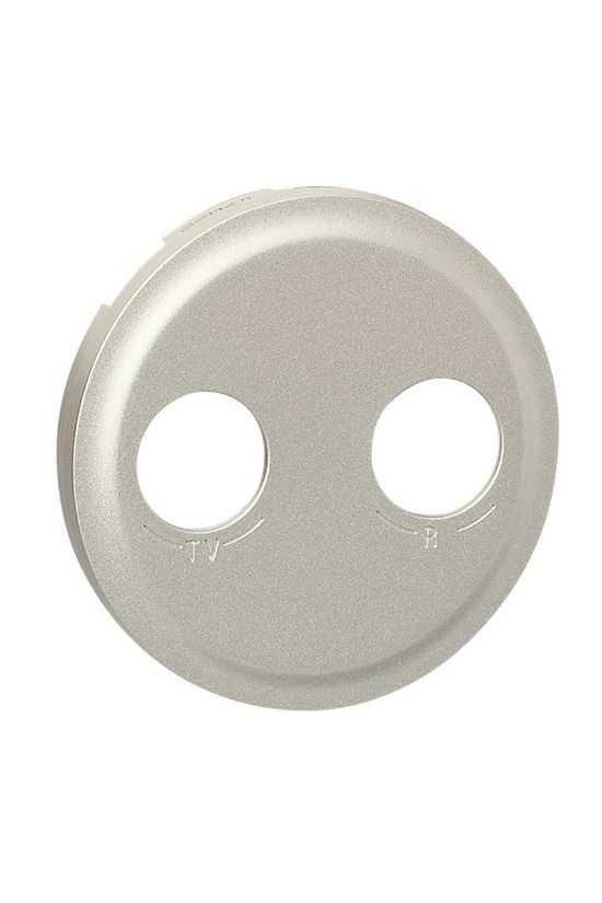 Céliane fedlap TV-RD koax-antennadugaljhoz műanyag titán címketartó nélkül LEGRAND - 068584