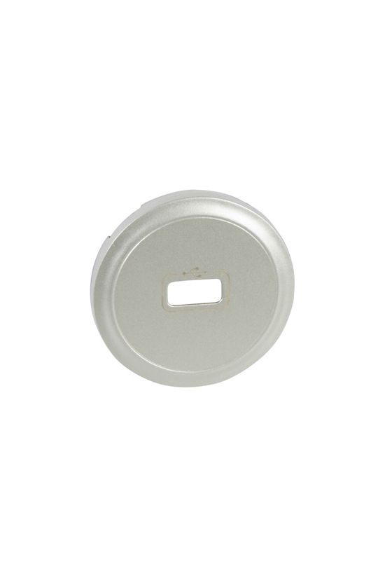 Céliane fedlap USB töltőcsatlakozóhoz műanyag titán címketartóval LEGRAND - 068553